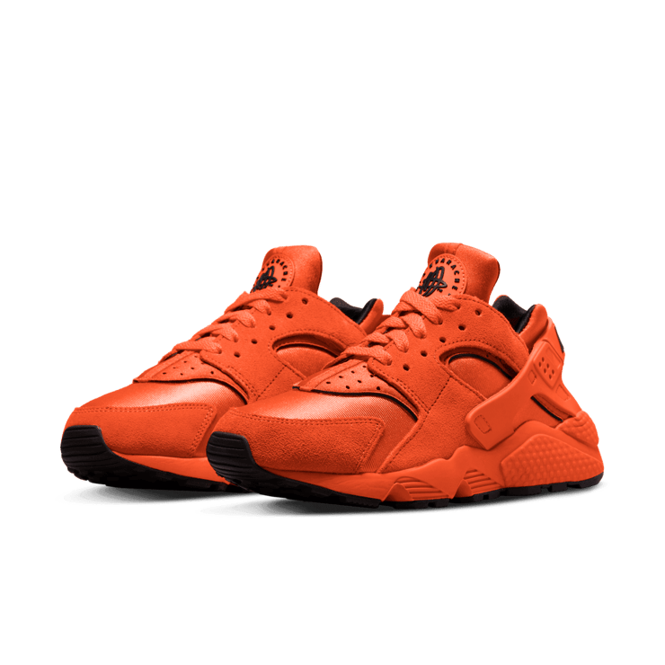 Nike Air Huarache Rush Orange Black (W) Angle 3