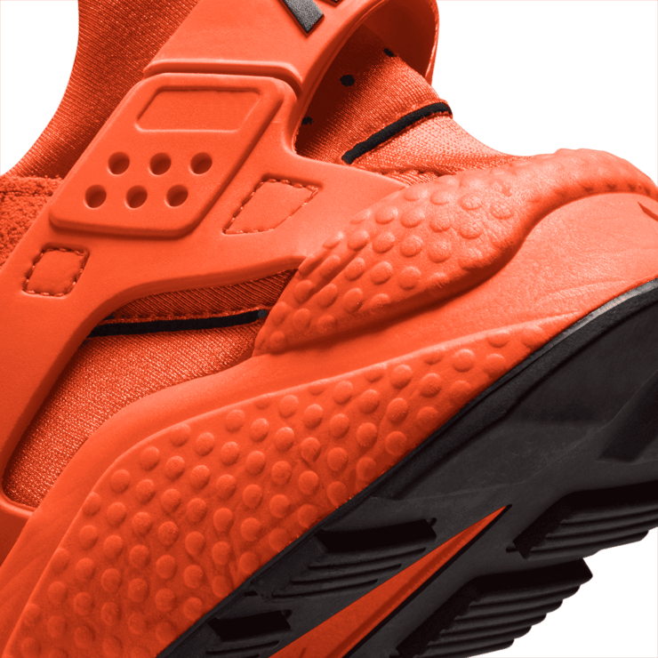 Nike Air Huarache Rush Orange Black (W) Angle 6