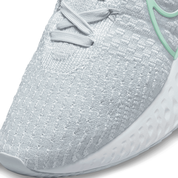 Nike React Infinity Run Flyknit 3 Pure Platinum Mint Foam (W) Angle 4
