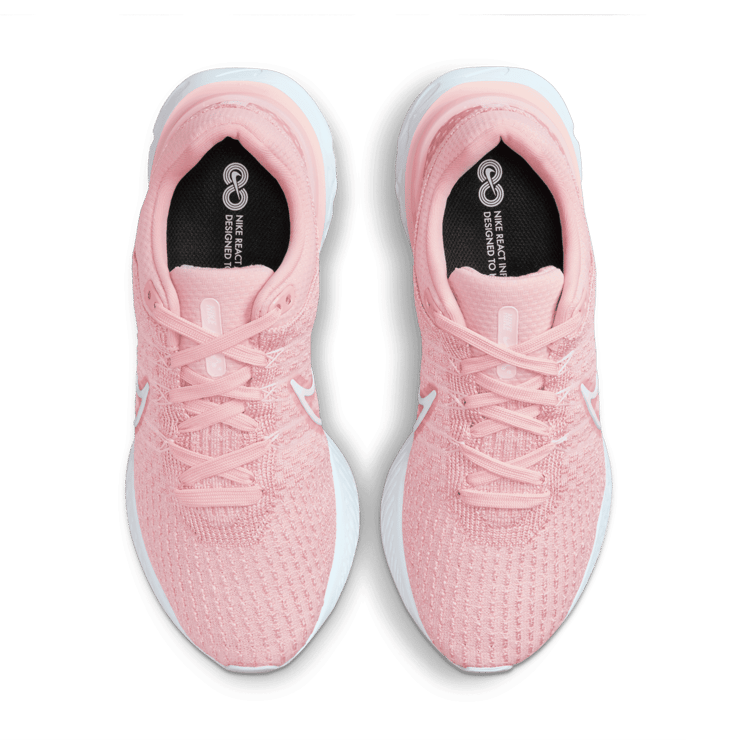 Nike React Infinity Run Flyknit 3 Pink Glaze (W) Angle 1