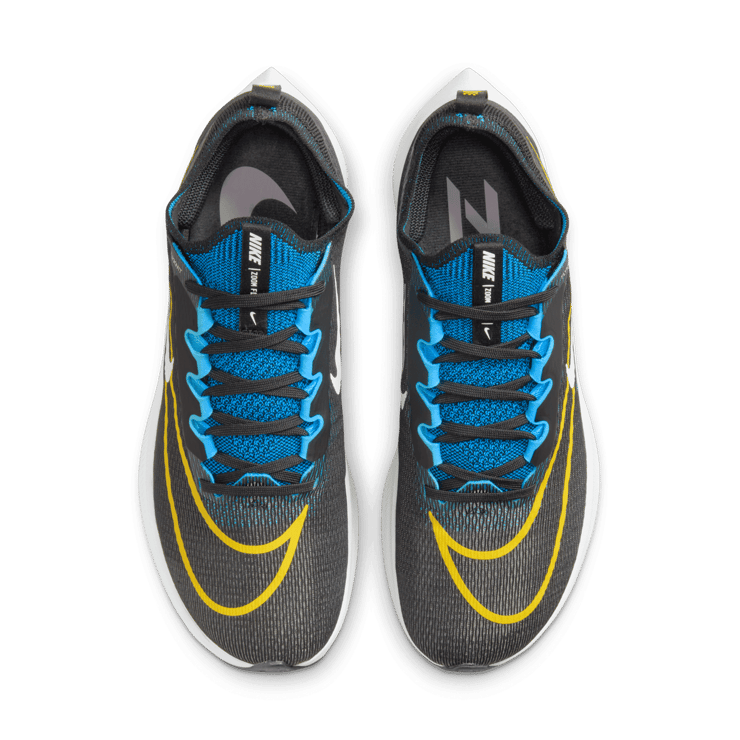 Nike Zoom Fly 4 Black Grey Chlorine Angle 1