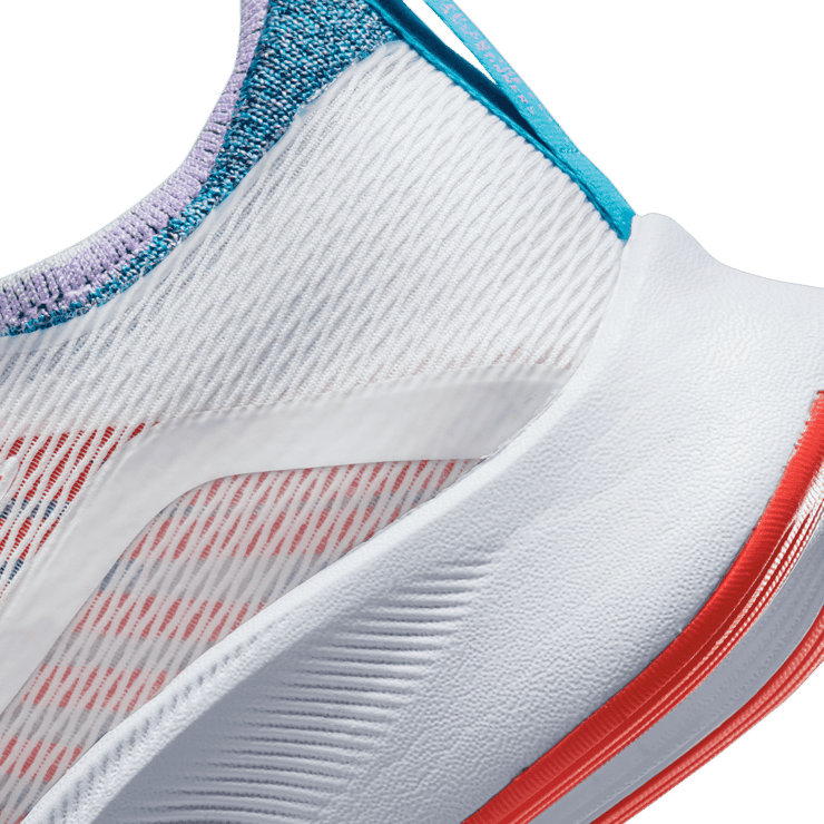Nike Zoom Fly 4 White Orange Lilac (W) Angle 5