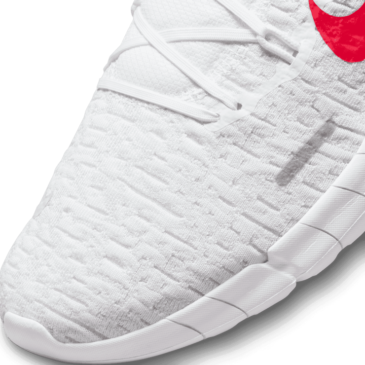 Nike Free Run 5.0 Next Nature White Siren Red Sanddrift Angle 4