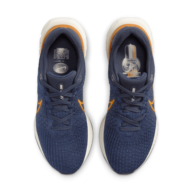 Nike React Infinity Run Flyknit 3 Premium Dark Obsidian Angle 1