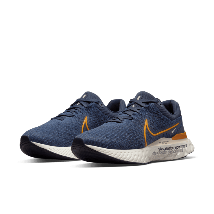 Nike React Infinity Run Flyknit 3 Premium Dark Obsidian Angle 2