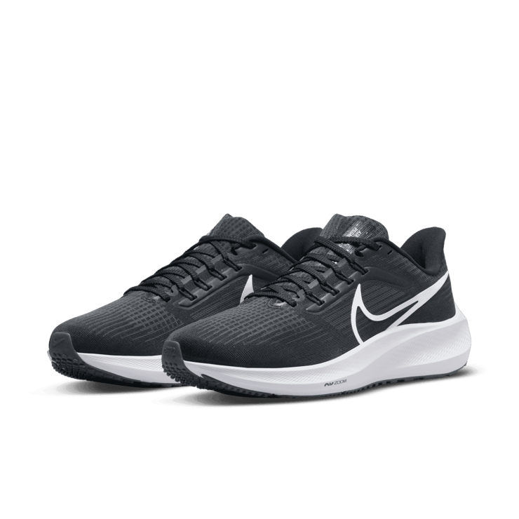 Nike Air Zoom Pegasus 39 Black White (W) Angle 2