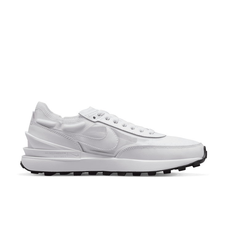 Nike Waffle One White Black White (W) Angle 1
