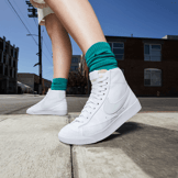 Nike Blazer Mid 77 Next Nature White Barely Green (W) Angle 0