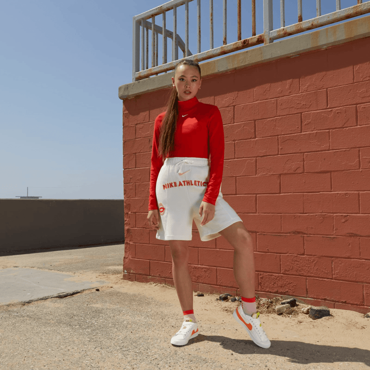 Nike Blazer Low 77 Jumbo Sail Orange (W) Angle 7