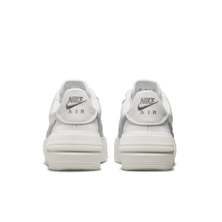 Nike Air Force 1 PLT.AF.ORM Summit White Metalic Silver (W) Angle 3