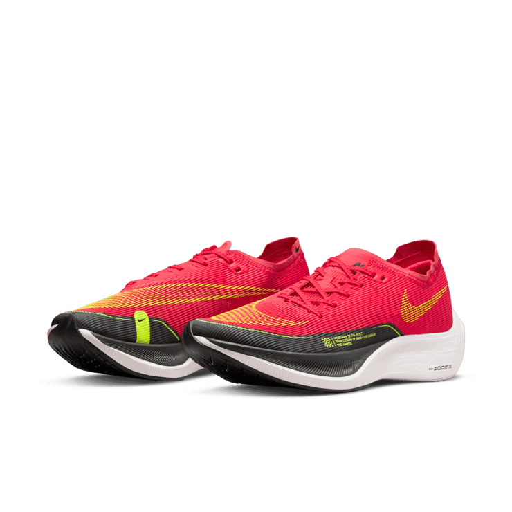Nike ZoomX Vaporfly Next% 2 Siren Red Dark Smoke Grey Angle 2