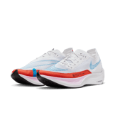Nike ZoomX Vaporfly Next% 2 White Laser Blue Rush Orange Angle 2
