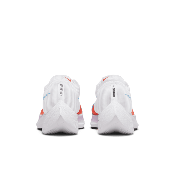 Nike ZoomX Vaporfly Next% 2 White Laser Blue Rush Orange Angle 3