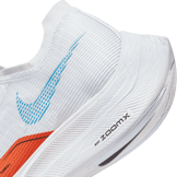 Nike ZoomX Vaporfly Next% 2 White Laser Blue Rush Orange Angle 5