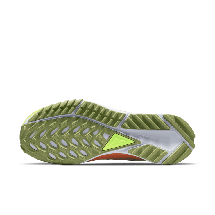 Nike React Pegasus Trail 4 Cobblestone Volt Angle 0
