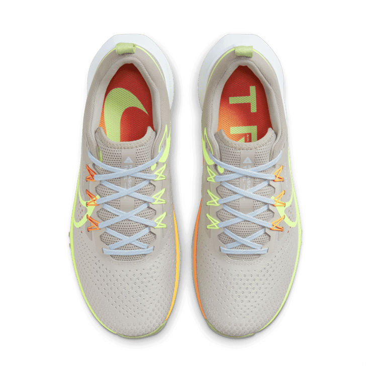 Nike React Pegasus Trail 4 Cobblestone Volt Angle 1