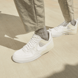 Nike Air Force 1 React Triple White Angle 0
