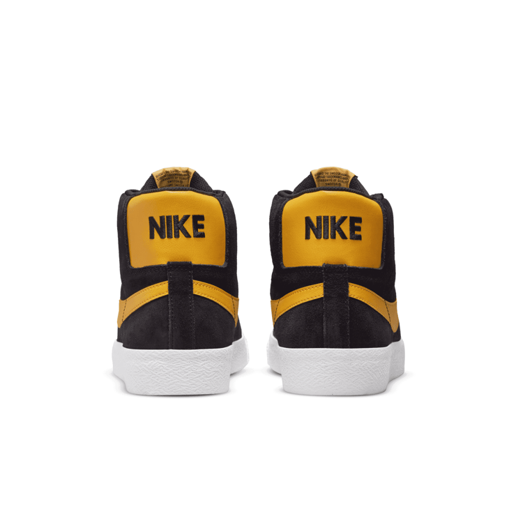 Nike SB Zoom Blazer Mid Black University Gold Angle 4