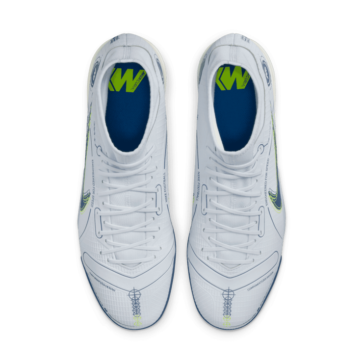Nike Superfly 8 Academy TF Football Grey Light Marine Angle 1