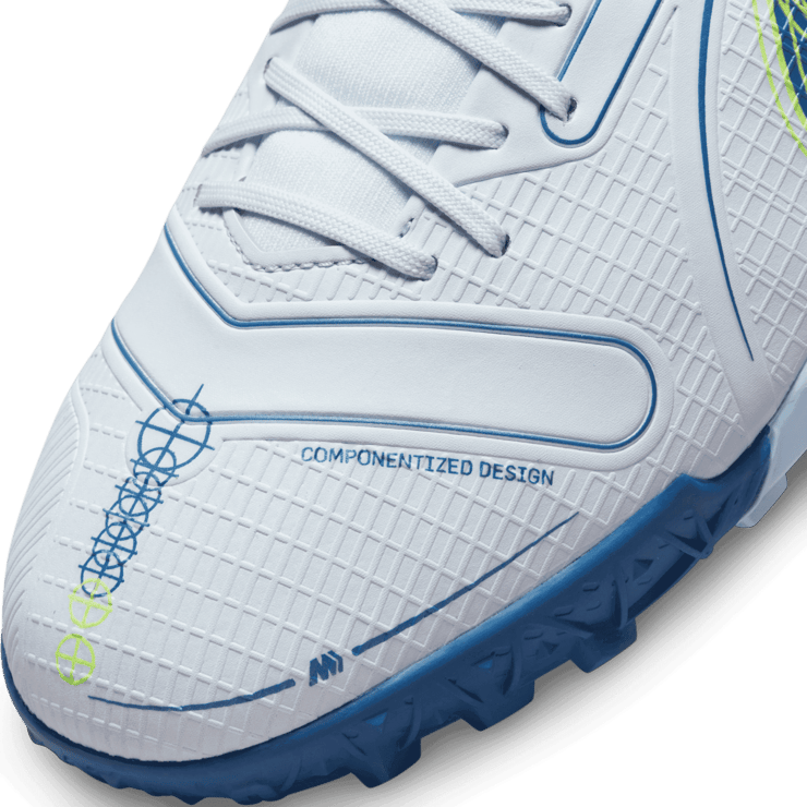 Nike Superfly 8 Academy TF Football Grey Light Marine Angle 4