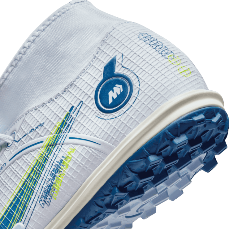 Nike Superfly 8 Academy TF Football Grey Light Marine Angle 5