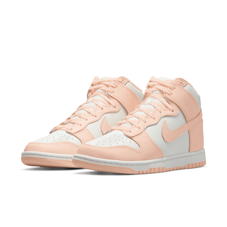 Nike Dunk High Sail Crimson Tint (W) Angle 2
