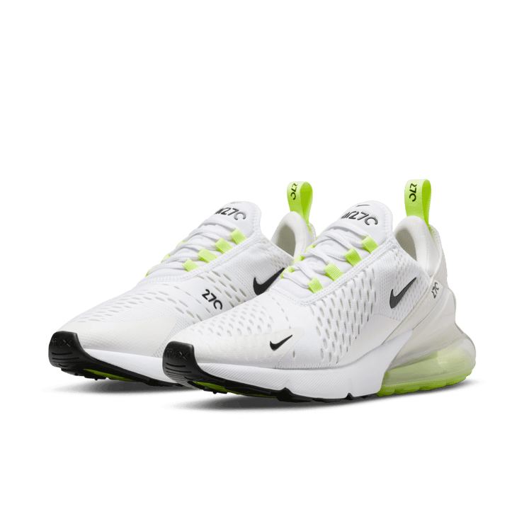 Nike Air Max 270 White Ghost Green (W) Angle 2