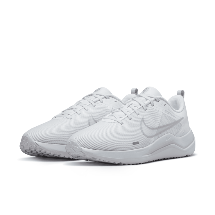 Nike Downshifter 12 White Pure Platinum (W) Angle 3