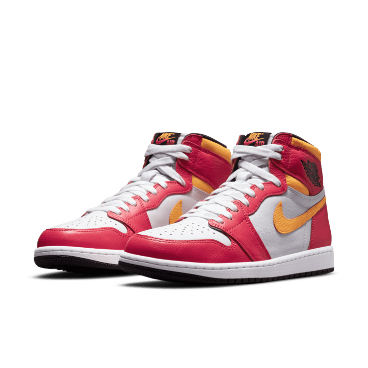 Air Jordan 1 Retro High OG Light Fusion Red Angle 2