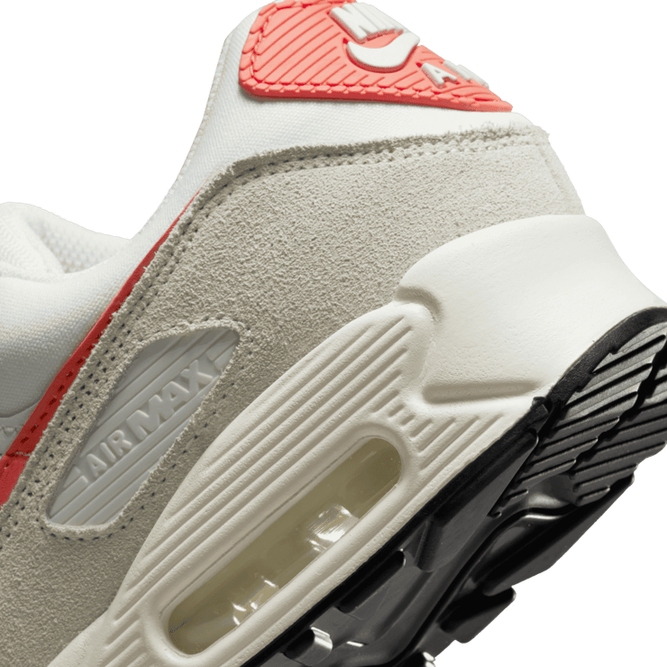 Nike Air Max 90 Summit White Mantra Orange (W) Angle 6