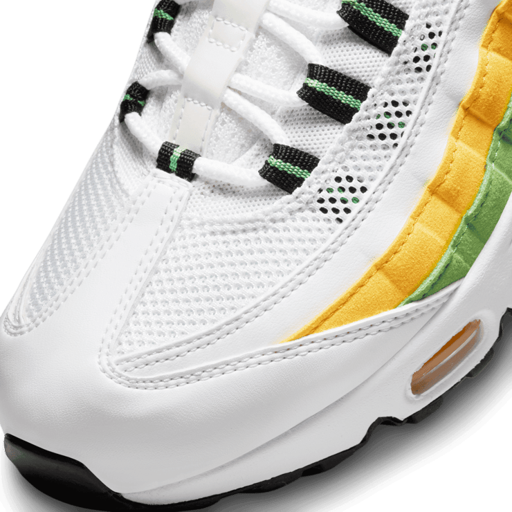 Nike Air Max 95 Essential White Green Apple Tour Yellow Angle 5