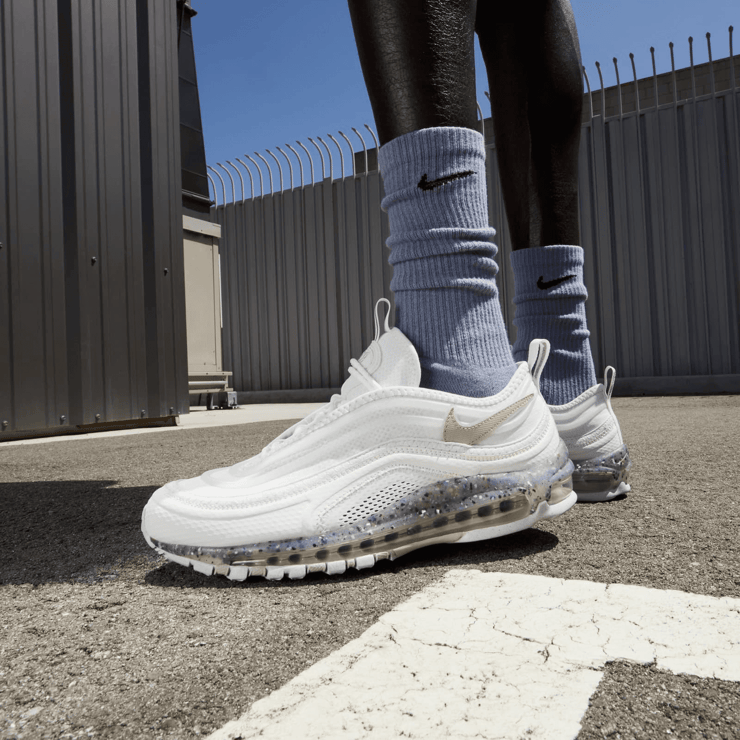 HOT 97 Fit Air Max 97 Womens On Feet Snakeskin All White Air