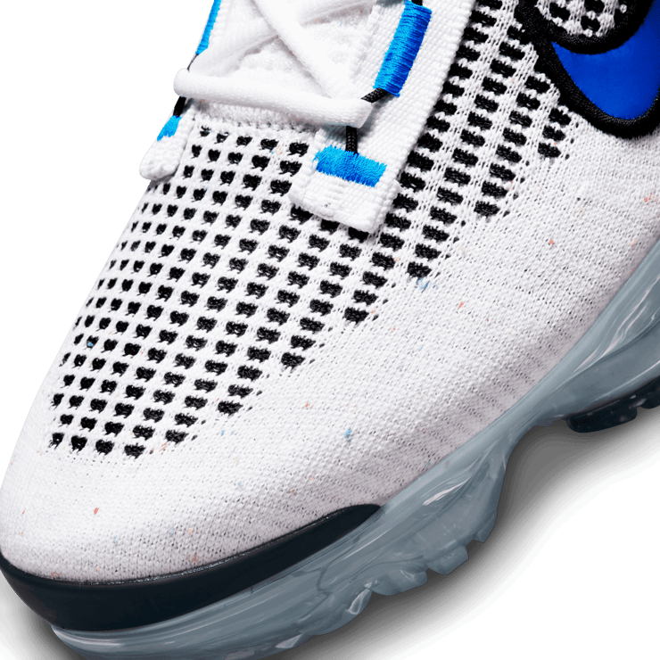 Nike Air VaporMax 2021 Flyknit White Black Photo Blue Angle 5