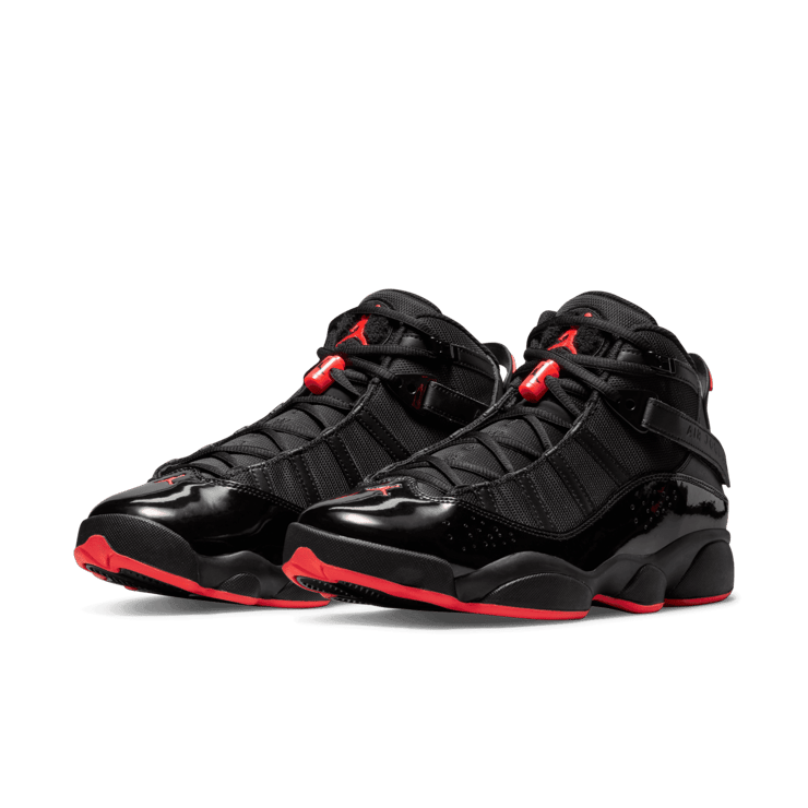 Jordan 6 Rings Black Infrared Angle 2