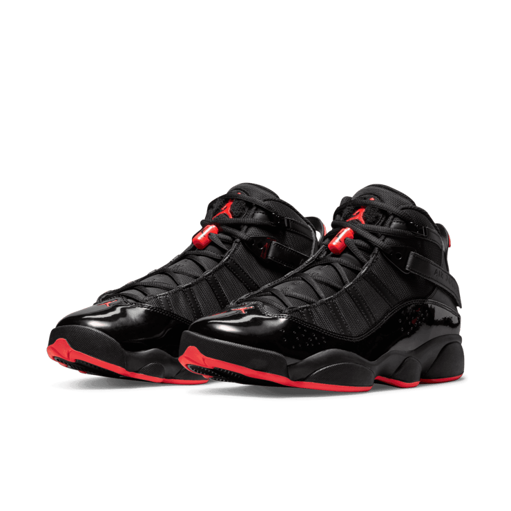 Jordan 6 Rings Black Infrared Angle 2