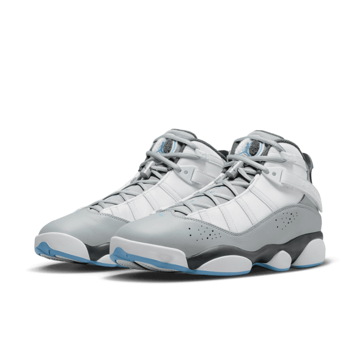 Jordan 6 Rings White Particle Grey Dutch Blue Angle 2