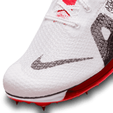 Nike Air Zoom Victory More Uptempo White University Red Angle 4