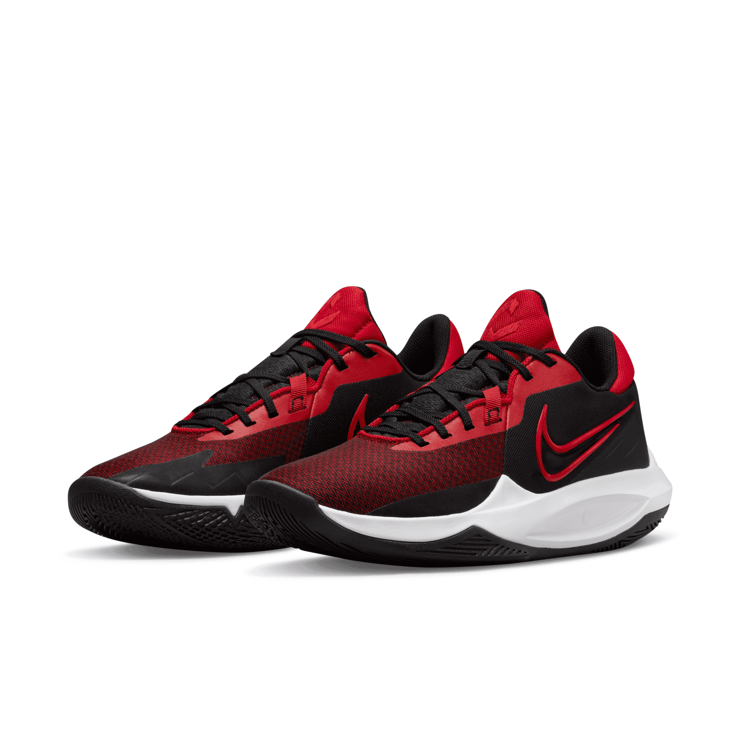 Nike Precision 6 Black Gym Red Angle 3