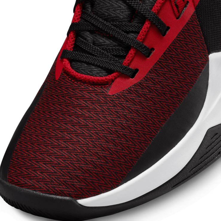 Nike Precision 6 Black Gym Red Angle 5