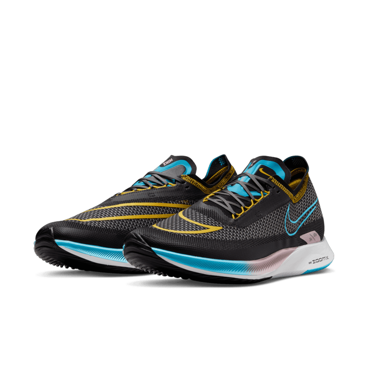 Nike ZoomX Streakfly Dark Sulphur Chlorine Blue Angle 2