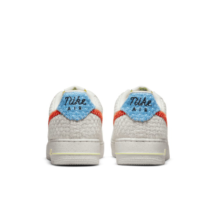 Nike Air Force 1 Low Hemp White Orange University Blue Angle 3