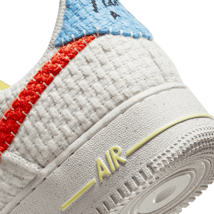 Nike Air Force 1 Low Hemp White Orange University Blue Angle 5