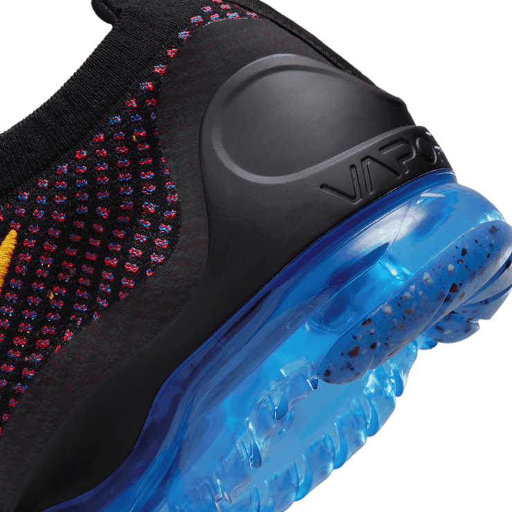 Nike Air VaporMax 2021 FK Black Photo Blue Crimson Gold Angle 5