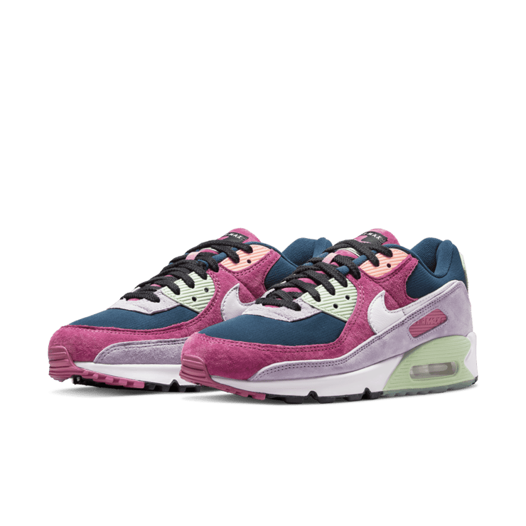 Nike Air Max 90 NRG Light Bordeaux Armory Navy Angle 2