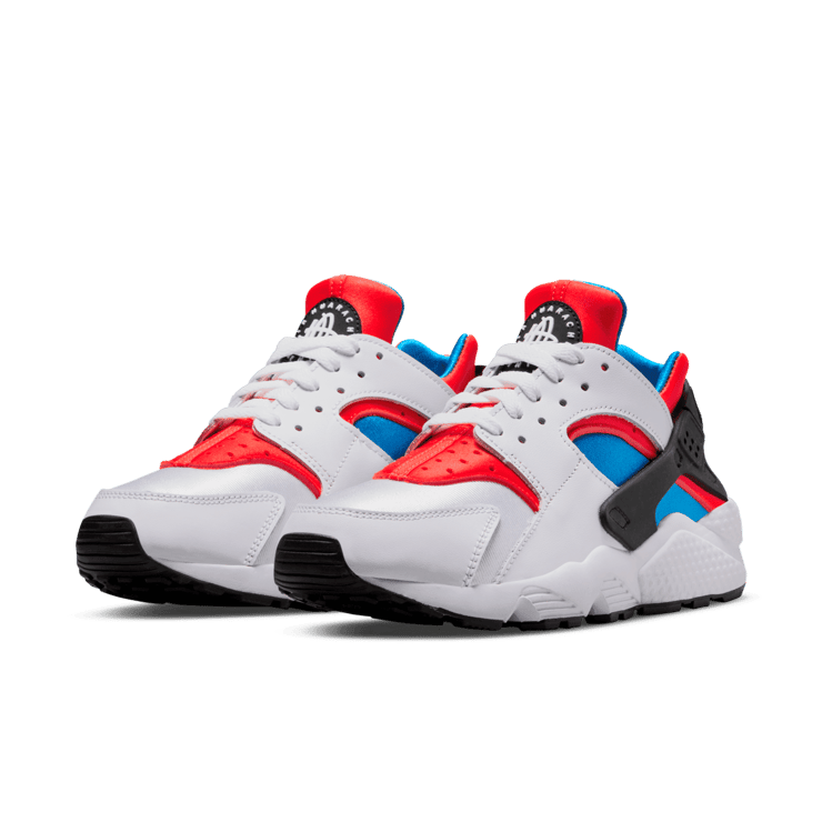 Nike Air Huarache White Bright Crimson (W) Angle 2