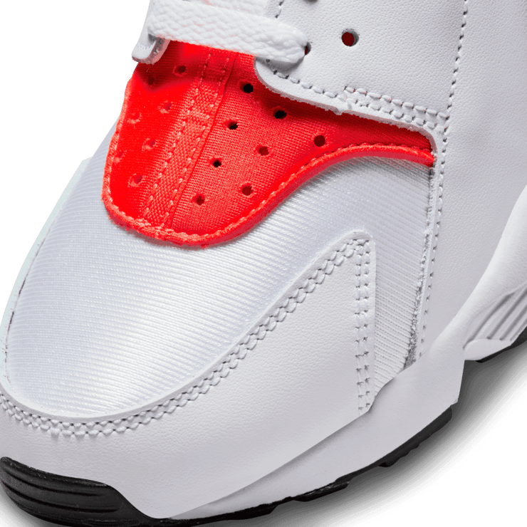 Nike Air Huarache White Bright Crimson (W) Angle 4