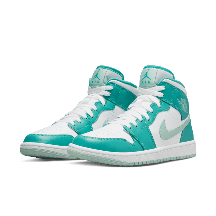 Jordan 1 Mid Washed Teal (W) Angle 2