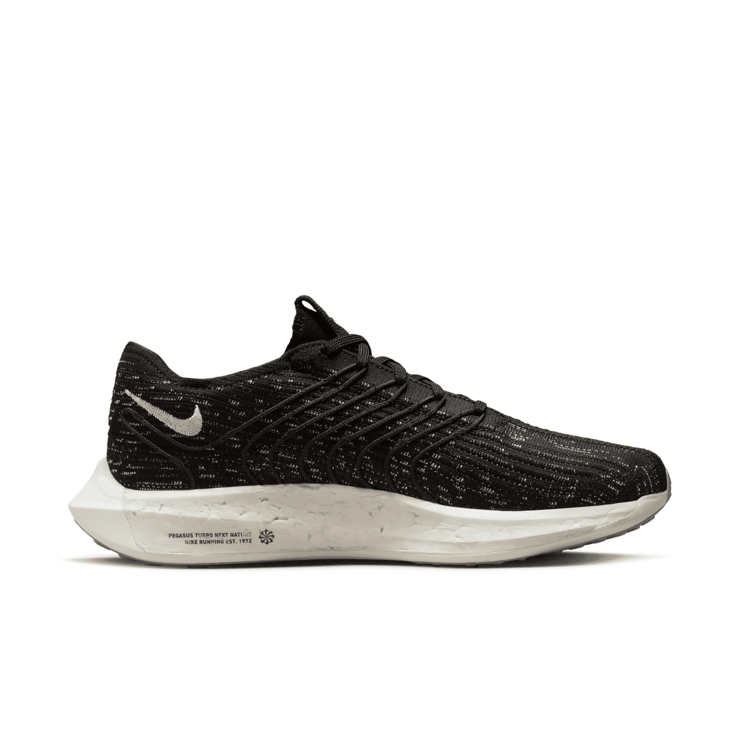 Nike Pegasus Turbo Next Nature Black Sail Angle 1