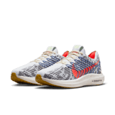 Nike Pegasus Turbo Next Nature Pure Platinum Bright Crimson Angle 2