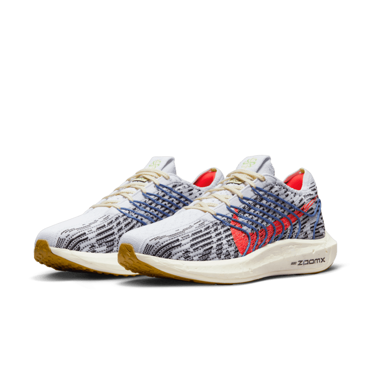 Nike Pegasus Turbo Next Nature Pure Platinum Bright Crimson (W) Angle 2